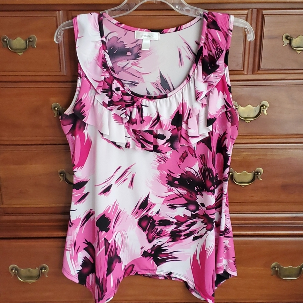 Pink Floral Blouse